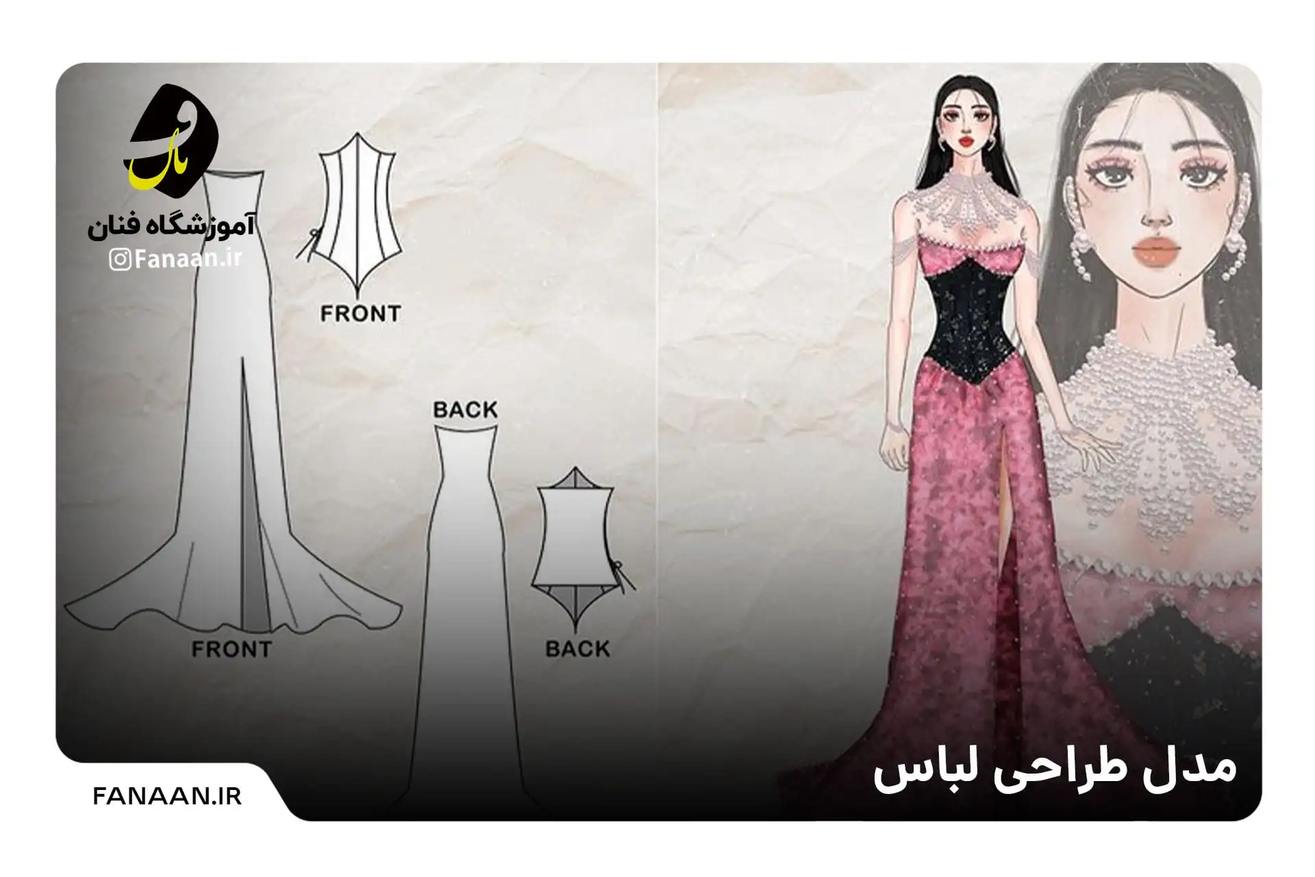 مدل مناسب طراحی لباس